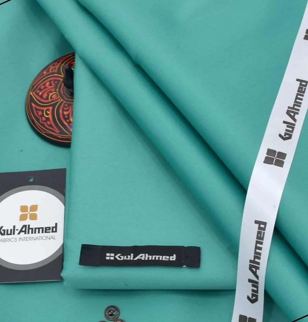 Cotton Satin Suit 5 Sea Green GulAhmed